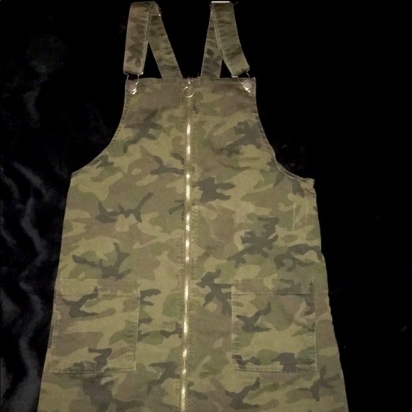 Green Camo overall dress - Picture 1 of 1